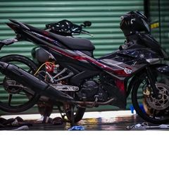 [FreeShip] [Ảnh thật] Tem rời Exciter 2022 - Mẫu Y15ZR xám đỏ nổi bật - Chuẩn From cực đẹp Quyen Decal