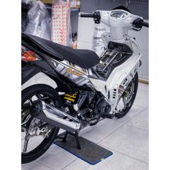 tem rời exciter 2006-2010 trắng đen mẫu ( Mới ) 2023 , tem 3 lớp cao cấp - Decal Cao Cấp Nhất