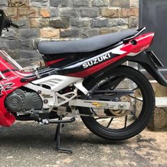 Tem Rời Suzuki Xipo Satria 2000 Dán Xe Đỏ Phối Tem Đen  - Decal In Chất Lượng