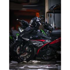 Tem rời Exciter 150 mẫu RC phối Y15ZR đen đỏ, in sắc nét, 3 lớp không phai màu CM00016 1 2