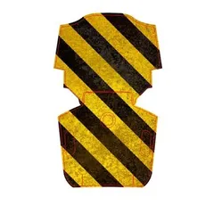 Skin Decal Dán Trang Trí Flycam Mavic Air 2 Vàng Đen - Full Body