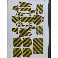 Skin Decal Dán Trang Trí Flycam Mavic Air 2 Vàng Đen - Full Body