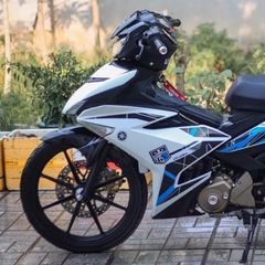 Tem Rời Excuter 150 Y15ZR Trắng Xanh Đen