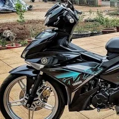 Tem Rời Yamaha Exciter MXKing 150 Dán Xe Đen Phối Xanh Ngọc  - Decal In Chất Lượng