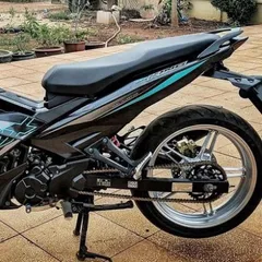 Tem Rời Yamaha Exciter MXKing 150 Dán Xe Đen Phối Xanh Ngọc  - Decal In Chất Lượng