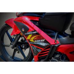 Tem Rời Dán Xe Exciter 135 Mẫu LC Đỏ Đen Vàng Cực Hot, Hàng 3 Lớp Chất Lượng Cao Quyen Decal