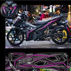 Tem rời Ex 150 full đen y15zr phối đủ màu