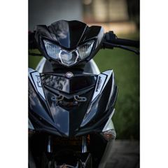 Exciter 2019 dán xe trắng phối bạc đen