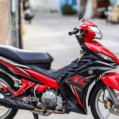 Tem Rời Ex 135 LC Dán Xe Đen Phối Đỏ