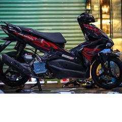 tem rời ab 2021 đen lửa đỏ chất , tem 3 lớp không bay màu - Decal Cao Cấp Nhất