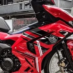 TEM RS150R WINNER X V3 MÀU ĐỎ, ĐỎ HRC, ĐỎ NHÁM - Decal Cao Cấp Nhất