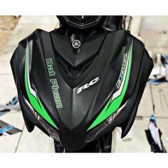 tem rời exciter 155 mẫu EXC full đen phối xanh lá