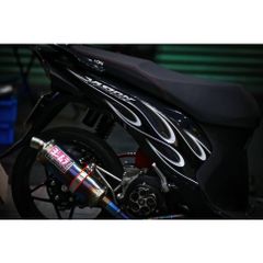 tem rời vision đen tem lửa cực chất mẫu ( Mới )  2023 , tem 3 lớp bền màu - Decal Cao Cấp Nhất