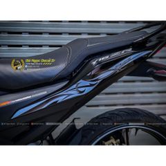 TEM RỜI CHỮ TÀU TRẮNG ĐEN DÁN XE EX155 VVA ĐEN BÓNG-ĐEN NHÁM-ĐEN VÀNG ĐỒNG QDC