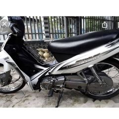 Tem Rời Yamaha Sirius 110 Trắng Đen Chuẩn Zin  - Decal In Chất Lượng