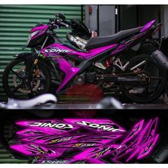 Tem rời Sonic lửa mới phối đủ màu xe