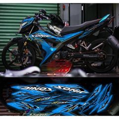 Tem rời Sonic lửa mới phối đủ màu xe