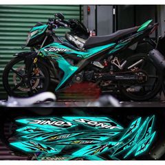 Tem rời Sonic lửa mới phối đủ màu xe
