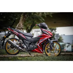 Tem Rời Dán Xe Winner V1 Mẫu RS 150 Đỏ Đen Trắng Mẫu Mới Cực Hot, Hàng 3 Lớp Chất Lượng Cao Quyen Decal