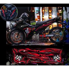 Tem rời exciter 150 mẫu chữ tàu mới xe đen phối đủ màu