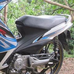 Tem Rời Suzuki Axelo 125 Trắng Xanh Da Trời  - Decal In Chất Lượng