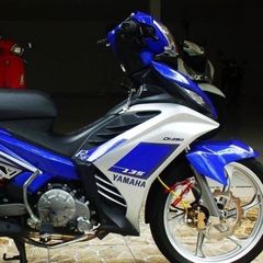 Tem Rời Ex 135 Mẫu 2011 Dán Xe Trắng Xanh Gp - Tem Chuẩn Hình