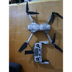 Skin Dán Flycam Sjrc F11s Pro 4K - Full Body - Camo Xám - Dán 2 Pin