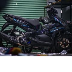 tem rời ab đen 2016 - 2019 đe  chỉ xanh xám mẫu đơn giản đẹp , tem 3 lớp bền màu - Decal Cao Cấp Nhất