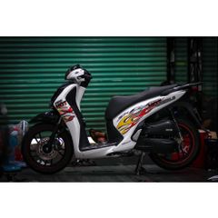 tem rời sh 150 trắng lửa đẹp ( HÓT ) 2019 , tem 3 lớp bền màu - Decal Cao Cấp Nhất