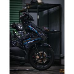 tem rời ab đen 2016 - 2019 đe  chỉ xanh xám mẫu đơn giản đẹp , tem 3 lớp bền màu - Decal Cao Cấp Nhất