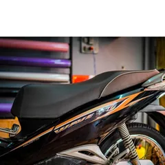 tem rời wave 125i đen vàng đơn giản đẹp , tem 3 lớp bền màu - Decal Cao Cấp Nhất