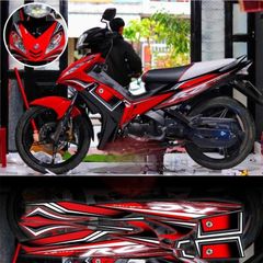 tem rời exciter 2010 Rc full đen phối nhiều màu
