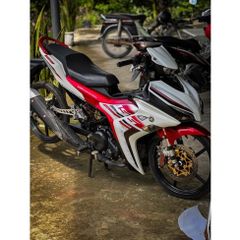 tem rời exciter 155 đỏ trắng mẫu cover 2023 đẹp chuẩn , tem 3 lớp bền màu - Decal Cao Cấp Nhất