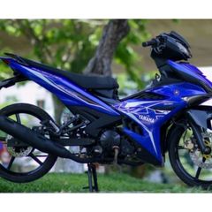 Tem Rời Yamaha Exciter 150 Mx Xanh Gp  - Decal In Chất Lượng