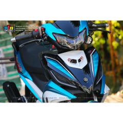 Tem rời Exciter 135 2011 mẫu LC V7 xanh ngọc , thiết kế đẹp mắt, in sắc nét, 3 lớp không bay màu MD00154 Cao Cấp