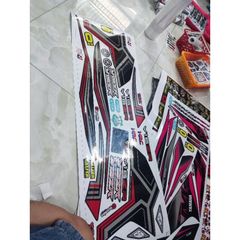 Tem Rời Y15ZR Đen Xám Đỏ 2022  - Decal In Chất Lượng