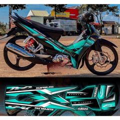 tem rời Sirius Rc mẫu zin 2008 xe đen phối nhiều màu