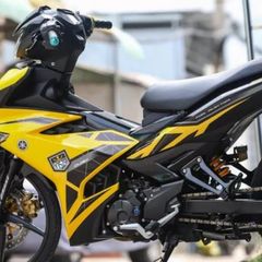Tem Rời Y15ZR Ex 150 Vàng Đen - Decal Cao Cấp  - Decal In Chất Lượng