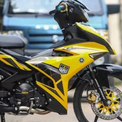 Tem Rời Y15ZR Ex 150 Vàng Đen - Decal Cao Cấp  - Decal In Chất Lượng