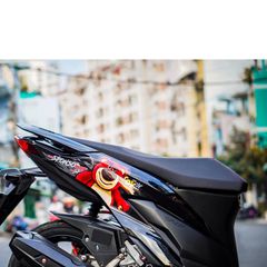 tem rời vario 150 -125 đen gấu dâu cực đẹp 2024 , mẫu ( Mới ) , tem 3 lớp bền màu - Decal Cao Cấp Nhất