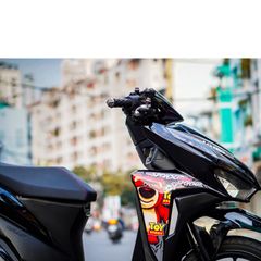 tem rời vario 150 -125 đen gấu dâu cực đẹp 2024 , mẫu ( Mới ) , tem 3 lớp bền màu - Decal Cao Cấp Nhất