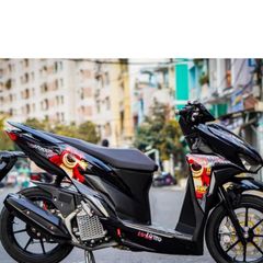tem rời vario 150 -125 đen gấu dâu cực đẹp 2024 , mẫu ( Mới ) , tem 3 lớp bền màu - Decal Cao Cấp Nhất