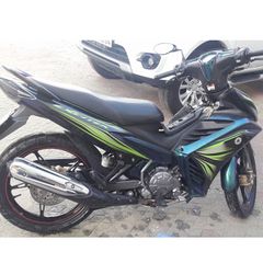Tem Rời Ex 135 Mẫu 2011 Dán Xe Đen Phối Xanh Lá