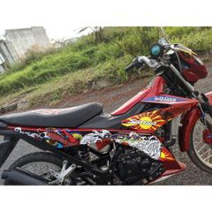 Tem Suzuki Satria F150 Cá Chép Dán Xe Đổ Đô