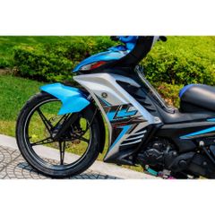 Tem Rời Dán Xe Exciter 135 Mẫu LC Bạc Xanh Ngọc Cực Hot, Hàng 3 Lớp Chất Lượng Cao Quyen Decal