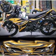 Tem rời exciter 150 y15zr phối đủ màu