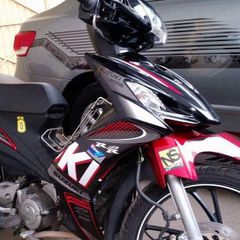 Tem Rời Suzuki Axelo RR 125 Đỏ Đen  - Decal In Chất Lượng