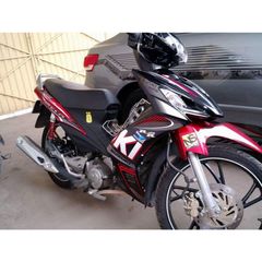 Tem Rời Suzuki Axelo RR 125 Đỏ Đen  - Decal In Chất Lượng