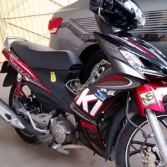 Tem Rời Suzuki Axelo RR 125 Đỏ Đen  - Decal In Chất Lượng