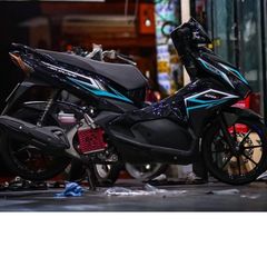 tem rời ab 125 đen chỉ xanh mẫu ( MỚI ) đẹp , tem 3 lớp bền màu - Decal Cao Cấp Nhất